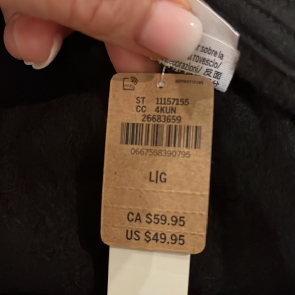 COPY - NEW w/ tags Black PINK zippered sweatshirt. - Picture 4 of 4